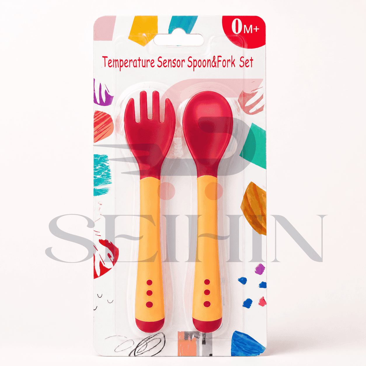 Temperature-Sensing Baby Spoon & Fork Set – BPA Free