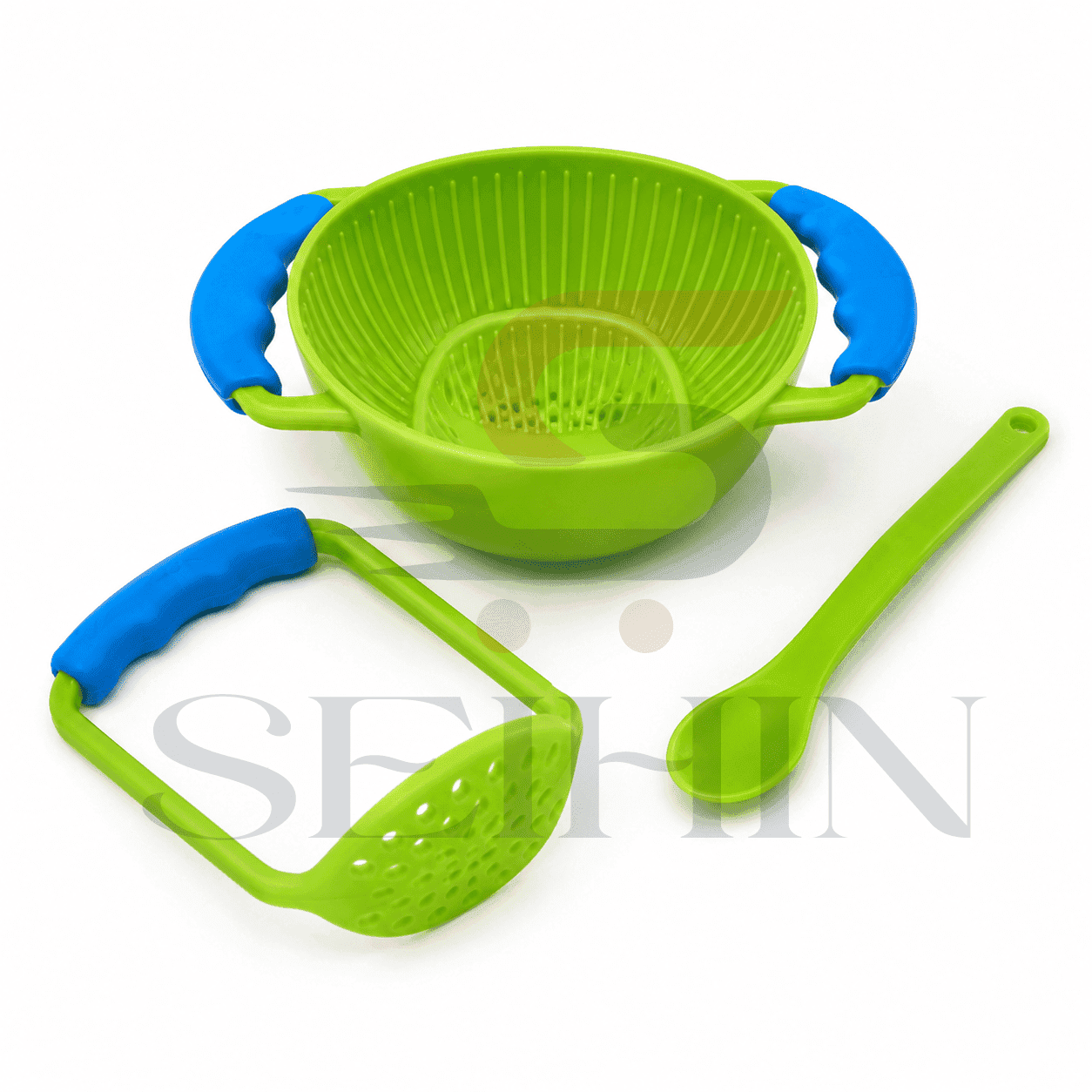Baby Food Grinding & Mashing Bowl Set with Spoon