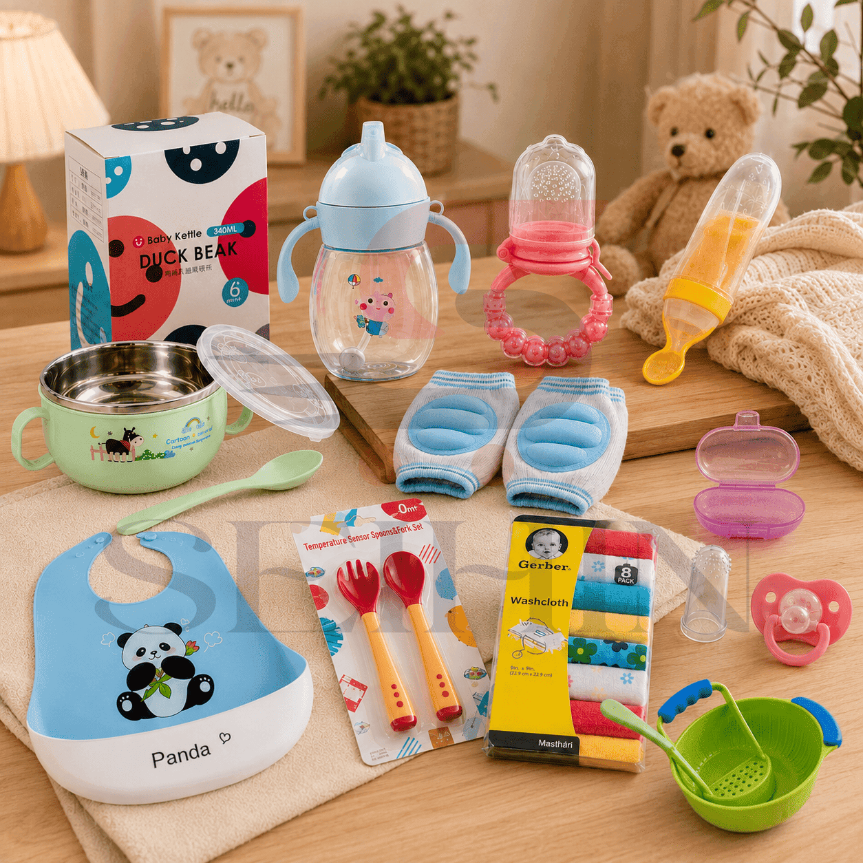 Baby Feeding & Care Essentials Combo – 11 Products
